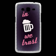 Coque Samsung Core Plus In Beer We trust Rouge ZG