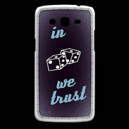 Coque Samsung Core Plus In Gamble We trust Bleu ZG