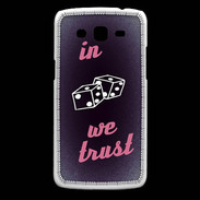 Coque Samsung Core Plus In Gamble We trust Rouge ZG