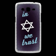 Coque Samsung Core Plus In Judaïsme We trust Bleu ZG 
