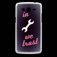 Coque Samsung Core Plus In Mecanic We trust Rouge ZG