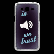 Coque Samsung Core Plus In Music We trust Bleu ZG