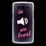 Coque Samsung Core Plus In Music We trust Rouge ZG