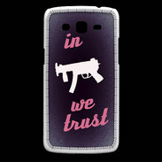 Coque Samsung Core Plus In Uzi We trust Rouge ZG