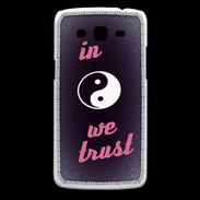 Coque Samsung Core Plus In Zen We trust Rouge ZG