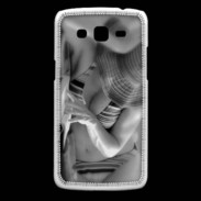 Coque Samsung Core Plus DP Charme enNoir et blanc 