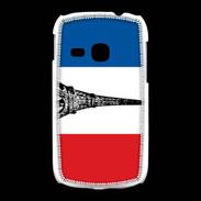 Coque Samsung Galaxy Young Drapeau français et Tour Eiffel