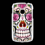 Coque Samsung Galaxy Young Tête de mort design et coloré