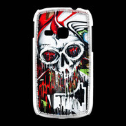 Coque Samsung Galaxy Young Tête de mort Graffiti couleur