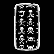 Coque Samsung Galaxy Young Crâne en folie sur fond noir