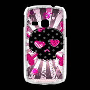 Coque Samsung Galaxy Young Fond tête de mort 12
