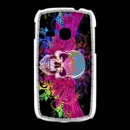Coque Samsung Galaxy Young Tête de mort design et colorée