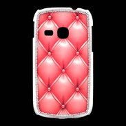 Coque Samsung Galaxy Young Capitonnage Rose