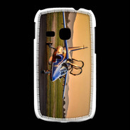 Coque Samsung Galaxy Young Alfa Jet au couché de soleil