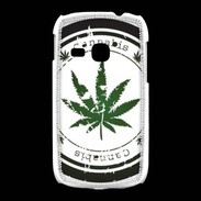 Coque Samsung Galaxy Young Grunge stamp with marijuana leaf