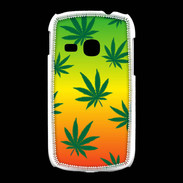 Coque Samsung Galaxy Young Fond Rasta Cannabis