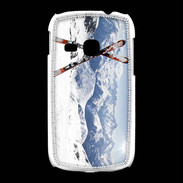 Coque Samsung Galaxy Young Paire de ski en montagne