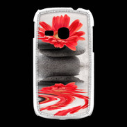 Coque Samsung Galaxy Young Fleurs et galet