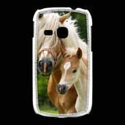 Coque Samsung Galaxy Young Cheval et poulain