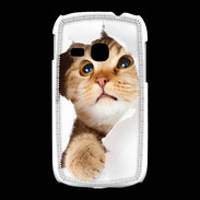 Coque Samsung Galaxy Young Chaton caché