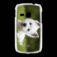 Coque Samsung Galaxy Young Chiot terrier blanc 2