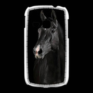 Coque Samsung Galaxy Young Cheval noir