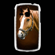 Coque Samsung Galaxy Young Portrait de cheval en peinture