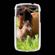 Coque Samsung Galaxy Young Cheval et poulain
