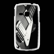 Coque Samsung Galaxy Young Guitare en noir et blanc