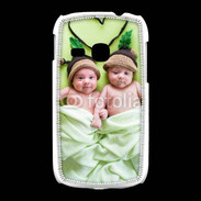 Coque Samsung Galaxy Young Jumeaux coeur