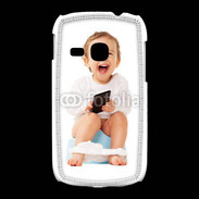Coque Samsung Galaxy Young Bébé accro au mobile