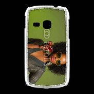 Coque Samsung Galaxy Young Femme metisse noire 3