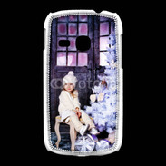Coque Samsung Galaxy Young Sapin de Noël et petite fille