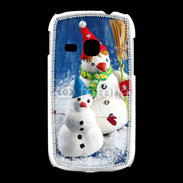 Coque Samsung Galaxy Young Bonhommes de neige