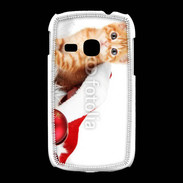 Coque Samsung Galaxy Young Chaton Noël