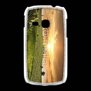 Coque Samsung Galaxy Young Couché de soleil sur champs de vignes