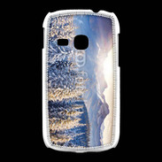 Coque Samsung Galaxy Young Montagne enneigée et ensoleillée