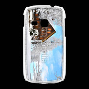 Coque Samsung Galaxy Young Chalet enneigé 2