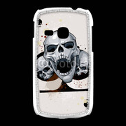 Coque Samsung Galaxy Young Carte tête de mort trèfle