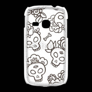 Coque Samsung Galaxy Young Fond tête de mort 4