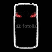 Coque Samsung Galaxy Young Yeux rouges fond noir