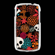 Coque Samsung Galaxy Young Fond tête de mort 9