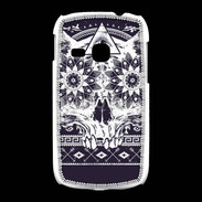 Coque Samsung Galaxy Young Fond tête de mort 11