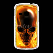 Coque Samsung Galaxy Young crâne en feu
