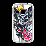 Coque Samsung Galaxy Young Tête de mort et guitare