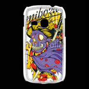 Coque Samsung Galaxy Young Tête de Mort Samouraï