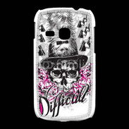 Coque Samsung Galaxy Young Tête de Mort Difficult