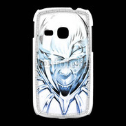 Coque Samsung Galaxy Young Monstre en dessin bleu