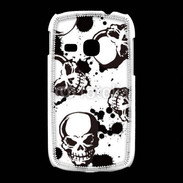 Coque Samsung Galaxy Young Fond Tête de mort 1500