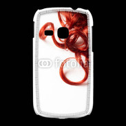 Coque Samsung Galaxy Young Coiffure Cheveux bouclés rouges